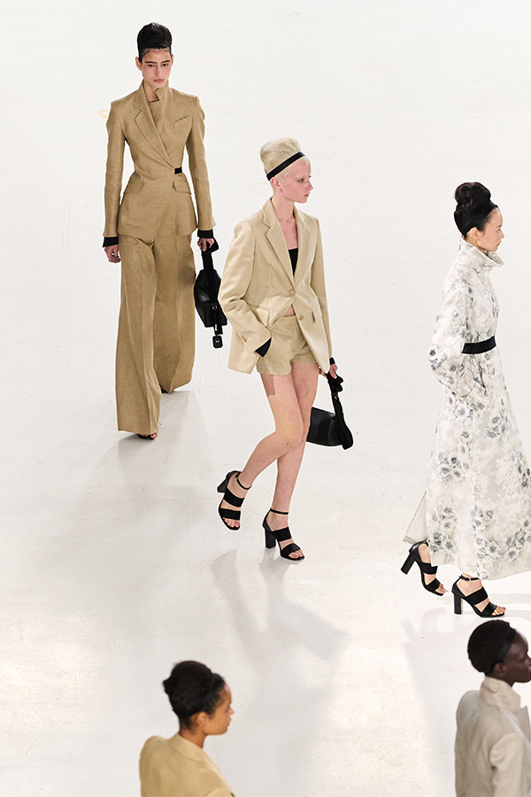 Max Mara Spring/Summer 2026 Fashion Show - Frame from Above the fashion show with models on the runway. 
